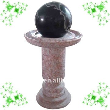 Garden Stone Small Ball Fountain Sculpture