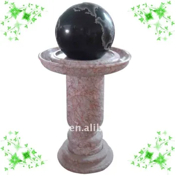 Garden Stone Small Ball Fountain Sculpture