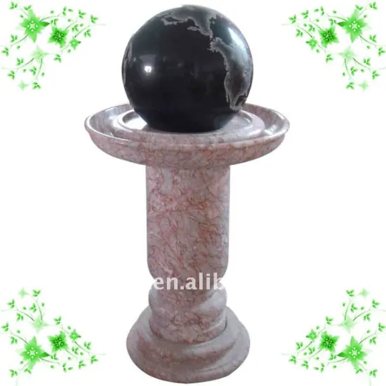 Garden Stone Small Ball Fountain Sculpture