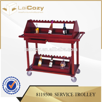 High quality wine trolley hote room service trolley