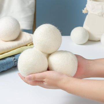 6 -pack droger ballen - Top Seller &amp; Trending in de VS - Private Label Gray &amp; White Wool Balls