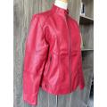 Real leather jacket women