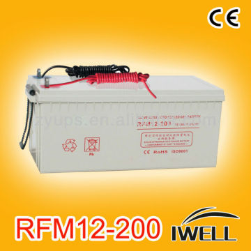 Newest 12V RFM 200AH Vrla Battery for UPS/SOLAR