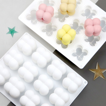 Stampo in silicone in sapone fatto a mano - Baking Cioccolato Mousse Capace 12 Stampo cubo cavità