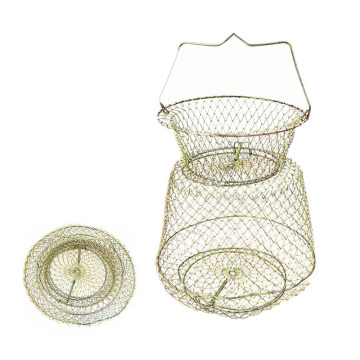 Multifilament Folding Steel Wire Fish Protection Basket