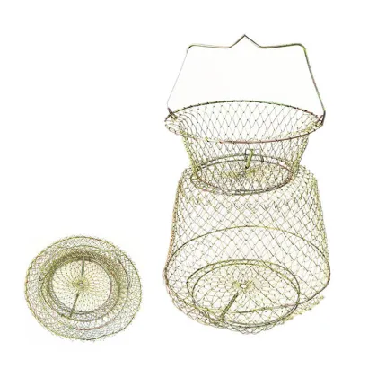 Multifilament Folding Steel Wire Fish Protection Basket