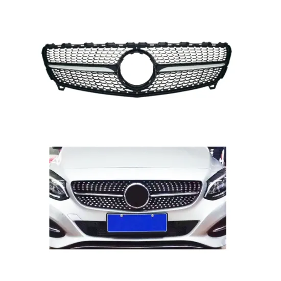 Diamond Front Grille for 2016-2018 Mercedes-Benz W176 A-Class Facelift Sport Hood Grille