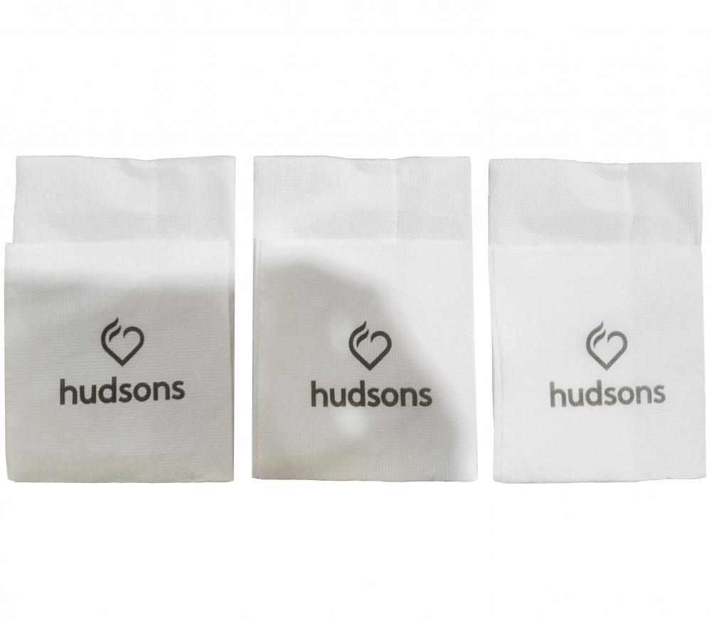 Color logo printed Low fold dispenser napkins