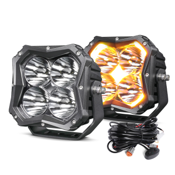 2024 5 Inch Cube Spot Driving Beam LED Ditch Light for Tacoma and 4Runner