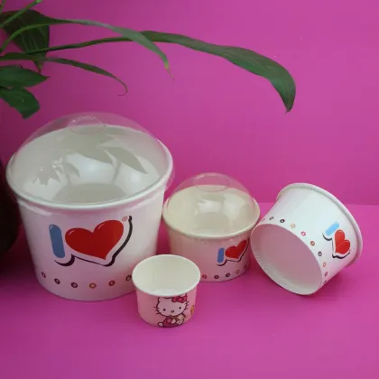 single wall paper cup for ice cream