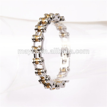 2015 fashion hot sale stainless steel biker chain bracelet