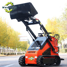 Small Crawler Skid Steer Loader With Backhoe