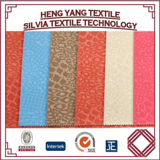 New designed full mold fabric/ Polyester flocking curtain sofa cushion fabric