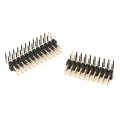 Pin spacing 2.54mm double row 90 degrees