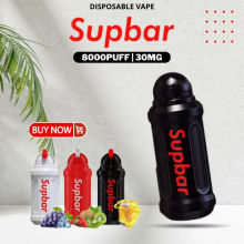 Neues Produkt: Supbar 8000 -Puffs Integrierte Staubabdeckung