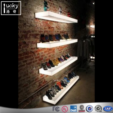 Acrylic LED Shoe Display Shelf,Interior Decorative Shelving
