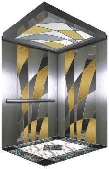 Elevator Decoration With An Image , Car Floor Decoration