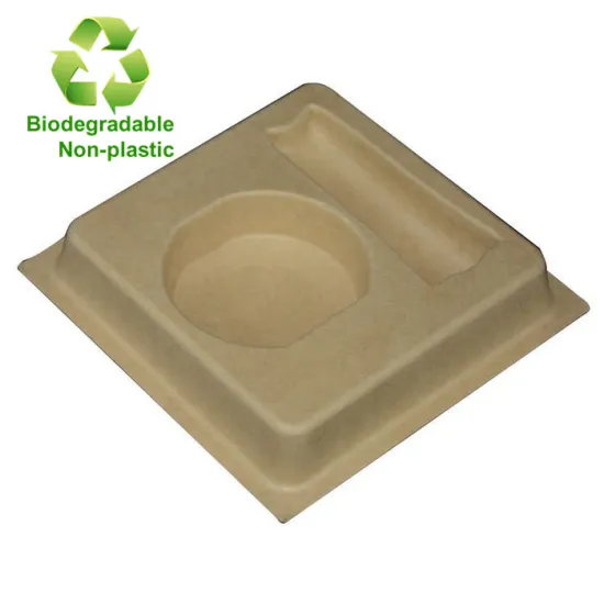 Biodegradable Pulp Molding Wet Press Molded Pulp Tray