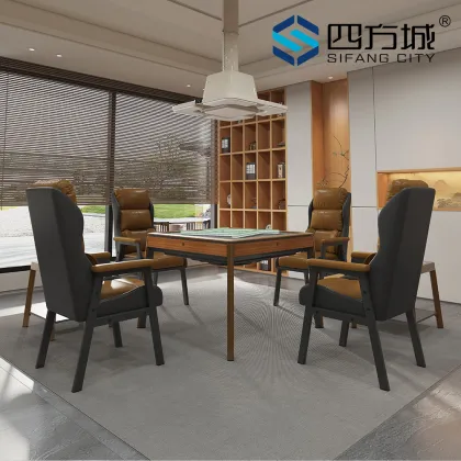 automatic mahjong table T660 Golden Teak