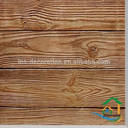 Wood wall wallcovering concrete