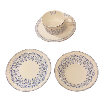 Premium Commercial Ceramic Cutlery and Coffee Cup Set
