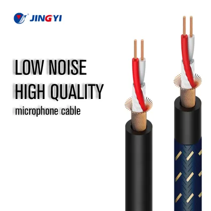JINGYI Brand Soft Flexible XLR Male & Female OEM 6.0mm Microphone Audio Cables