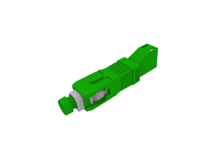 SCAPC male to LCAPC female hybrid connector adapter