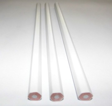 7"Lead Colored Plastic Pencil-White