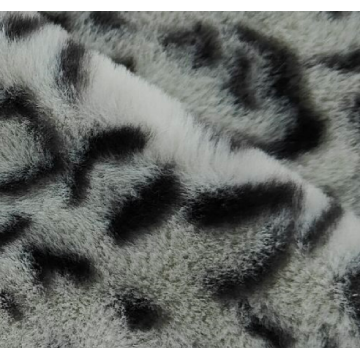 Sztuczny króliki futra lampart lampart faux fur