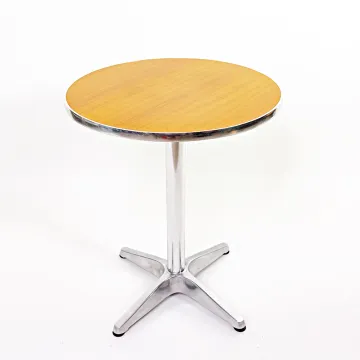 Commercial Compact Laminate HPL Small Wood Coffee Table