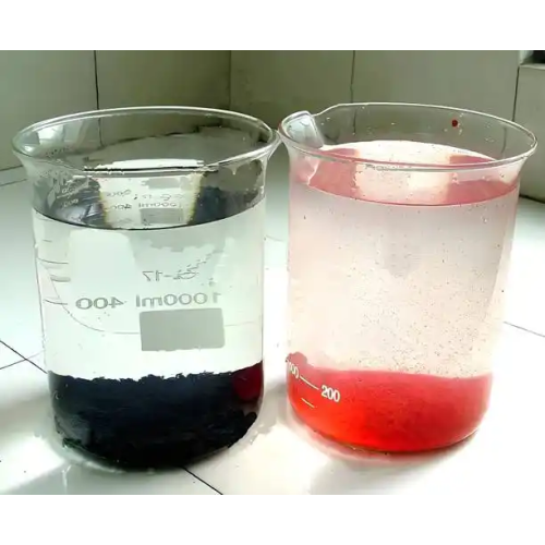 Entkernung von flüssigem Textilabwasser