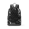 Geometric Backpack Diamond Lattice Bag Travel Baging Waterproof Ransel untuk Sekolah