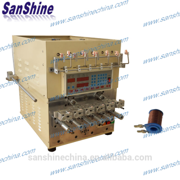 Six spindles automatic fine wire constant-voltage transformer skein winding machine