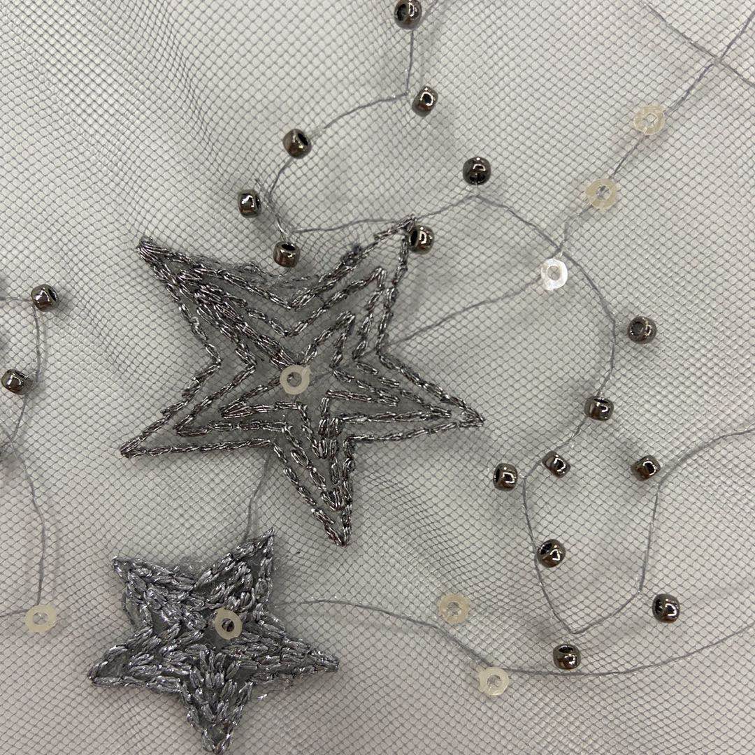 Sequins Embroidery Fabric-4