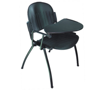 school chair with rotary writing tablet metal frame study chair stackable seminar chair