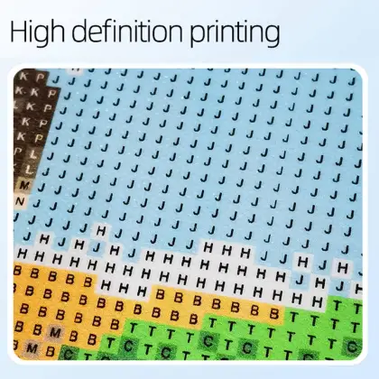 Factory Direct Diamond Painting Art: Colorful Town Landscape for Home Decoration