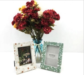 Terrazzo Photo Frame: A Unique and Stylish Addition for Bedroom Decor, Perfect as a Gift for Weddings or Any Occasion