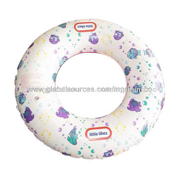 Inflatable Swimming Ring, Made of PVC, Customized Designs Welcomed