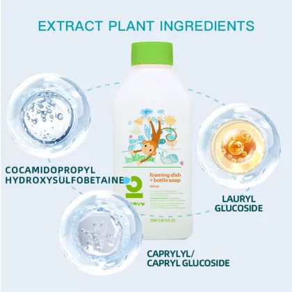 Natural Citrus Scent Private Label Dish Wash Liquid Refill Bottle