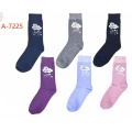 Candy-colored high-top stockings for women
