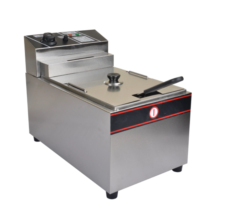 Gas deep fryer for French fries