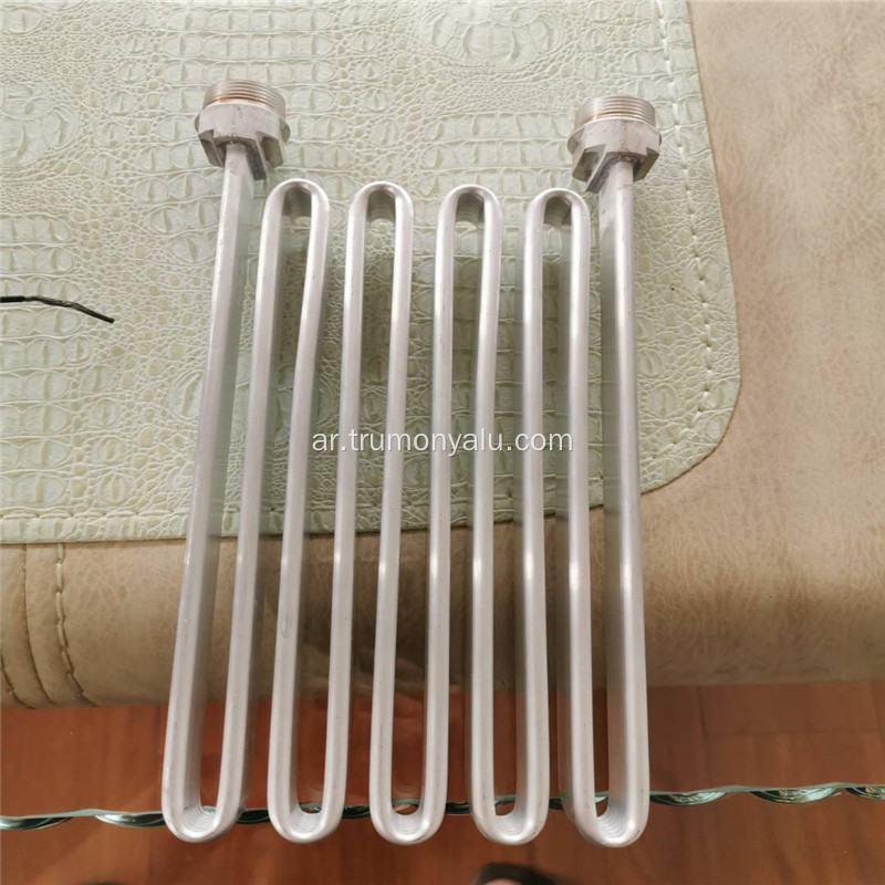 Aluminium serpentine tube with inlet and outlet