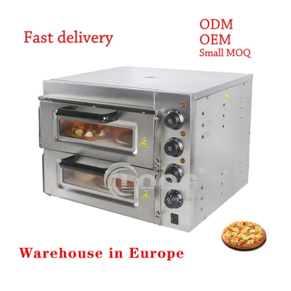 Electric Commercial Pizza Maker Oven - Double Convection Bakery Machine for Sale at Cheap Price
