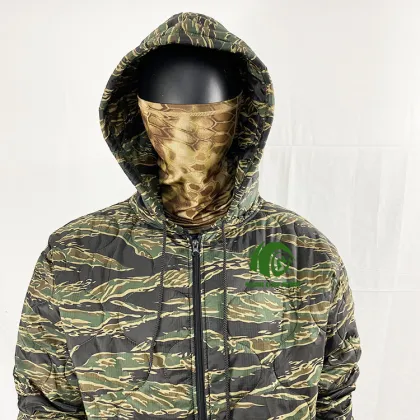 Hot Sale Tiger Stripe Woobie Hoodie Jacket