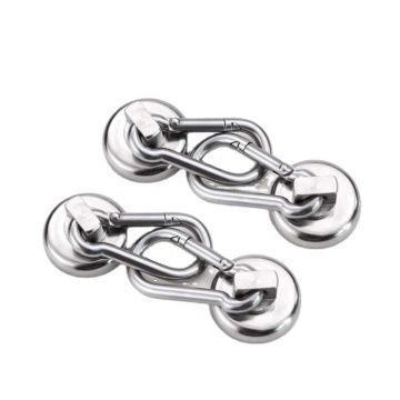 Strong Powerful Neodymium Hook Magnet - 25mm Diameter - Perfect for Mountaineering