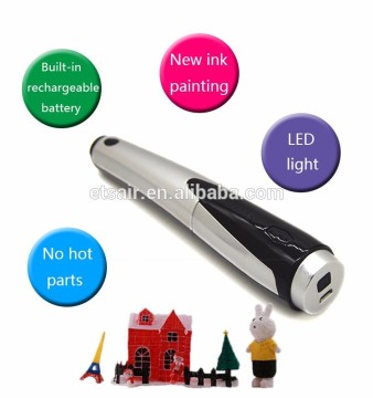 2017 New Arrival 3D Stereo Doodling Drawing Pen 3D Printing Pen with Free ABS/PLA Filaments