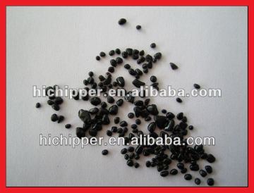 Hi Chipper black glass beads