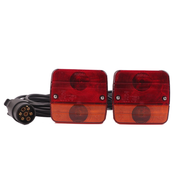 12V Trailer Tail Lights Kit με καλώδιο 7,5 μέτρων και βύσμα 7 ακίδων