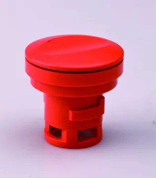 battery plastic vent valve red