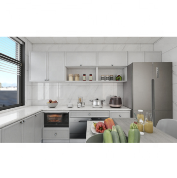 Solid Wood Kitchen Storage Cabinet - New Model Kitchen Furniture